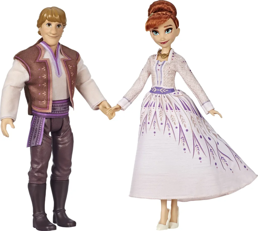 Hasbro E5502 Disney Frozen 2 Eiskönigin Anna & Kristoff Prinzessin Puppe Set Neu – Bild 2