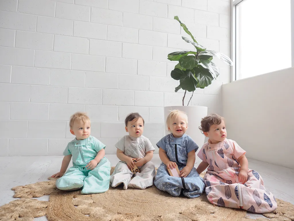 ErgoPouch Schlafsack Baby Mit Füßen 4 Jahreszeiten Für 2-12 Monate - Quill - TOG 1.0 - Babyschlafsack, Pucksack – Bild 4