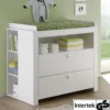 Babyzimmer Wickelkommode In Weiss Als Set Mit Regal 96 X 102 X 76 Cm Babymöbel Olivia