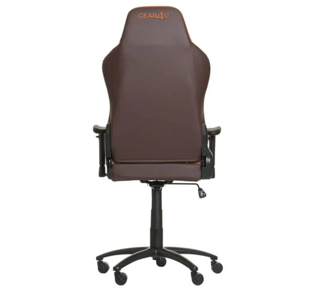 Gear4U Comfort Black/Braun, Gepolsterter Sitz, Gepolsterte Rückenlehne, Schwarz, Schwarz, Schaum, Polyurethan, Kunstleder, Schaum, Polypropyle – Bild 9