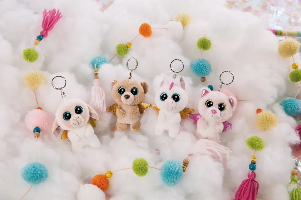 NICI Spielwaren Glubschis Schutzengel Schlenker 9cm Katze Glowy (47833) Kuscheltiere Teddies & Plüschfiguren Hz13139 – Bild 3