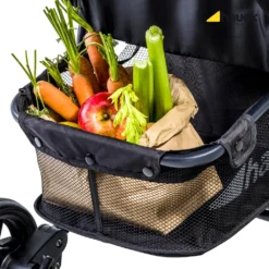 Hauck Malibu 4, Betthimmel, Reisesystem-Babywagen, Beide Geschlechter, Feste Räder, Faltbar, Schwarz, Silber