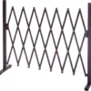 Absperrgitter HWC-B34, Scherengitter Rankhilfe Tierschutzgitter Ausziehbar, Alu Braun Höhe 103cm, Breite 35-300cm