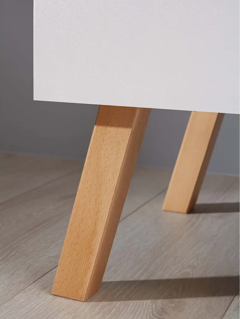 Trendteam Babyzimmer Wickelkommode Mats Weiß Melamin 96 X 105 X 78 Cm – Bild 9