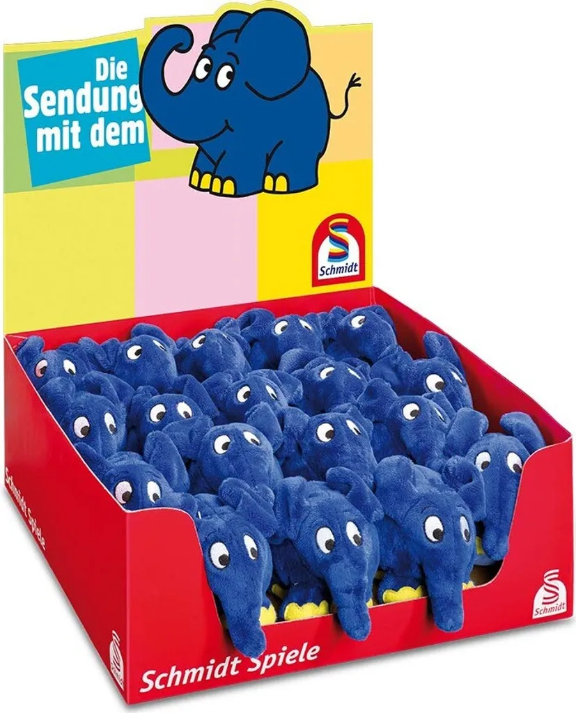 Schmidt Spiele Die Sendung Mit Der Maus, Plüschfiguren Elefant, Plüschfigur, 1 Stück – Bild 3