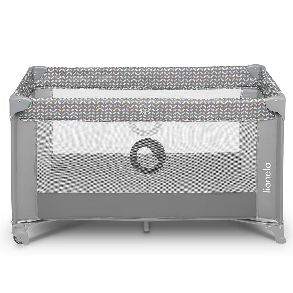 Lionelo Stefi Babybetten Reisebetten Baby Reisebett Kinderreisebett Laufstall Grau – Bild 5