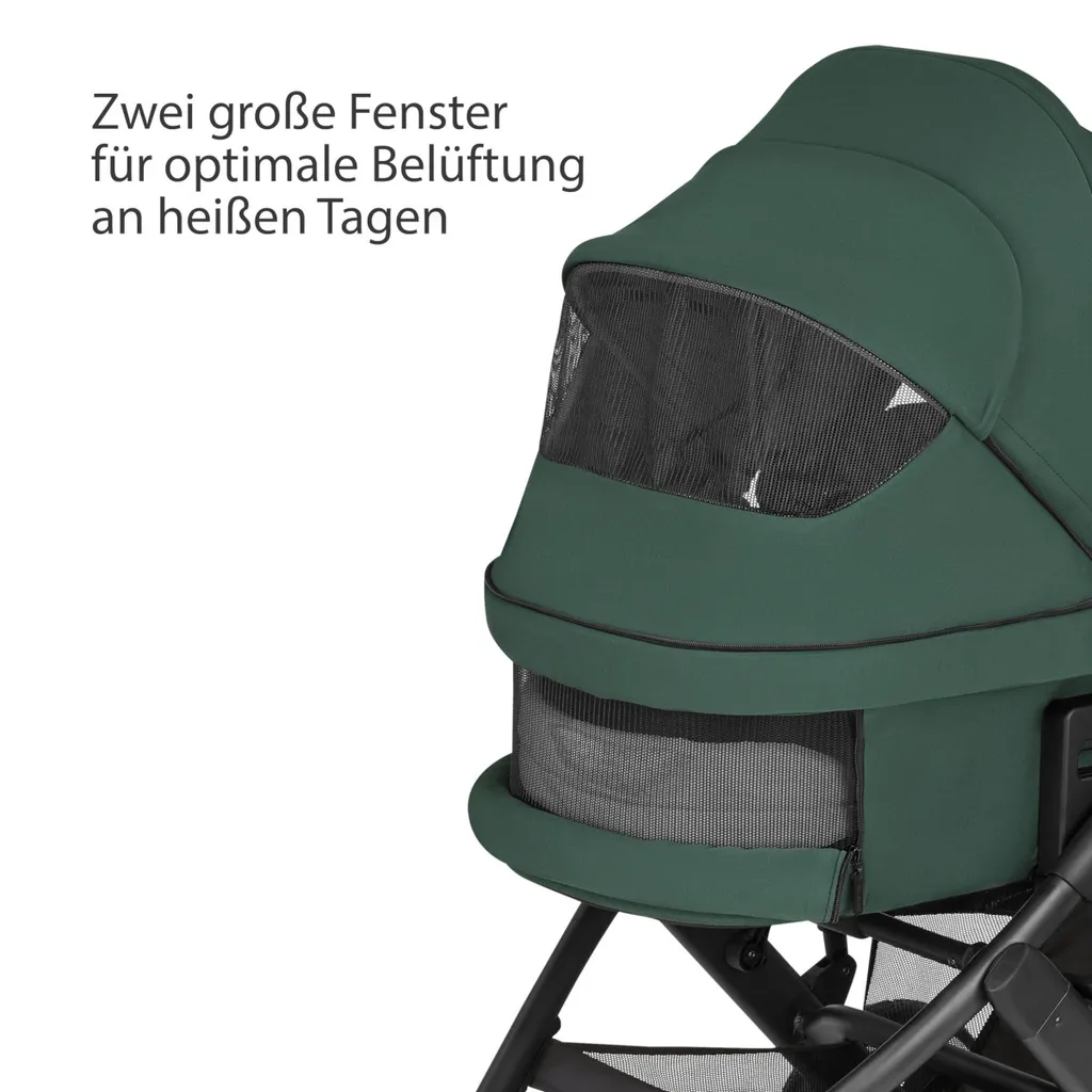 ABC Design Salsa 4 Air Kombikinderwagen Set - (G2) Kollektion 2023, Farbe Kinderwagen:Basil â Bild 8