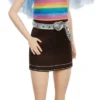 Barbie Fashionistas Puppe (blaue Haare) Im Regenbogen-Shirt Und Rock