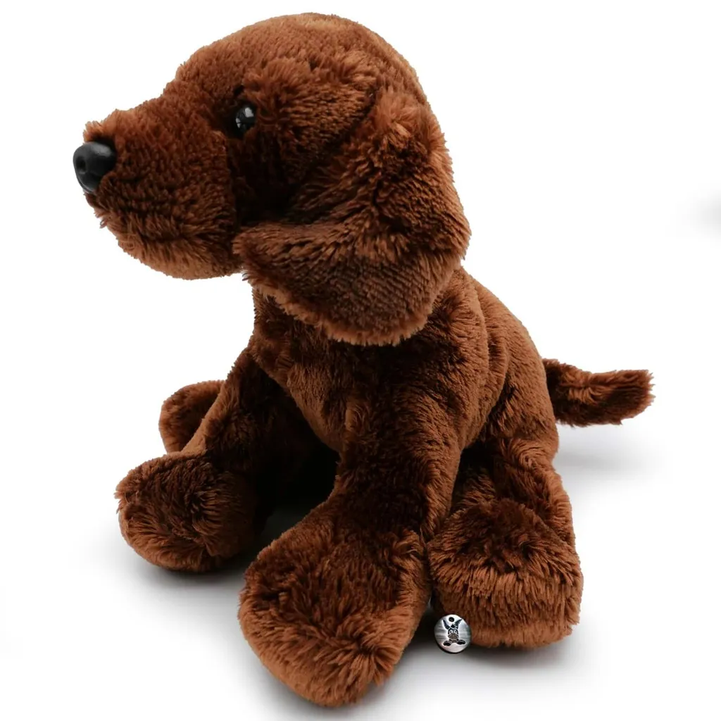 Labrador Kuscheltier Hund Retriever Braun Plüschtier Schnuffelhund LOTTA – Bild 4