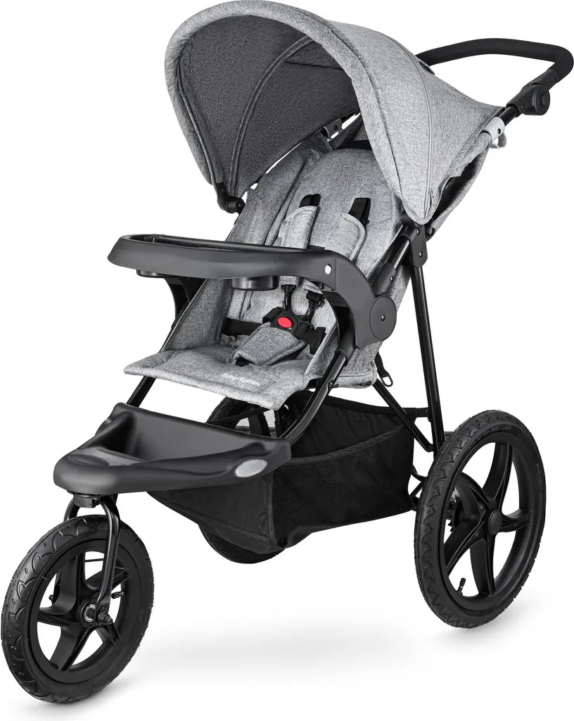 Babyjogger MOUNTAIN Kinderwagen Buggy Mit Liegeposition Bis Ca. 15kg Leichter Kindersportwagen Zusammenklappbar In Grau â Bild 6