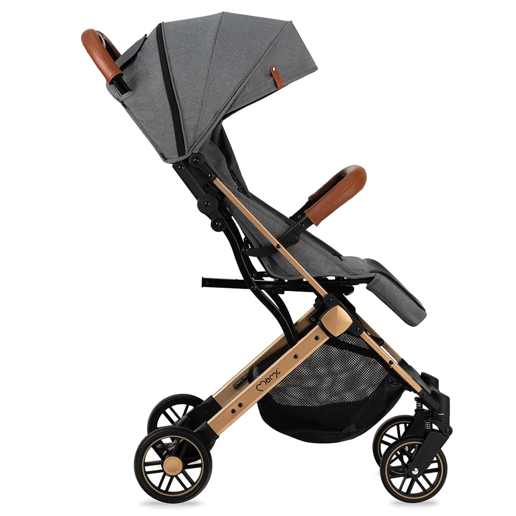 Leicht Buggy Klein Zusammenklappbar Kinderwagen Mit Liegeposition MoMi ESTELLE Grau â Bild 5