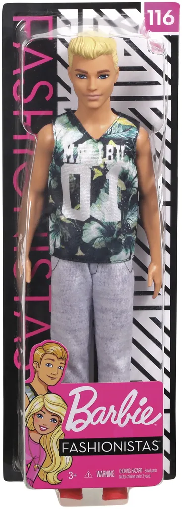 Barbie Ken Fashionistas Puppe Im Sportoutfit