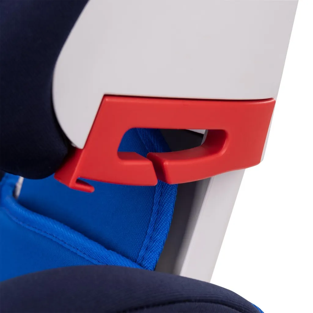 Froggy® Autokindersitz Mit ISOFIX Gruppe II/III + Sicherheitsnorm ECE R44/04 + 5-Punkte-Sicherheitsgurt Verstellbare Kopfstütze+Rückenlehne Blau – Bild 8