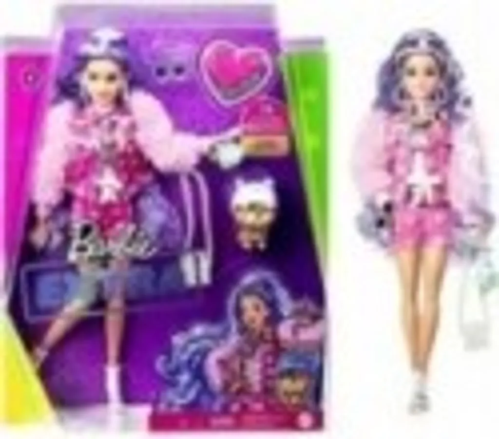 Barbie Extra Puppe Mit Lila-welligen Haaren â Bild 5