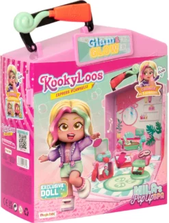 Kookyloos Mila's Pop Up Spa Spielset Zauberkasten Mini Puppe Spielfigur