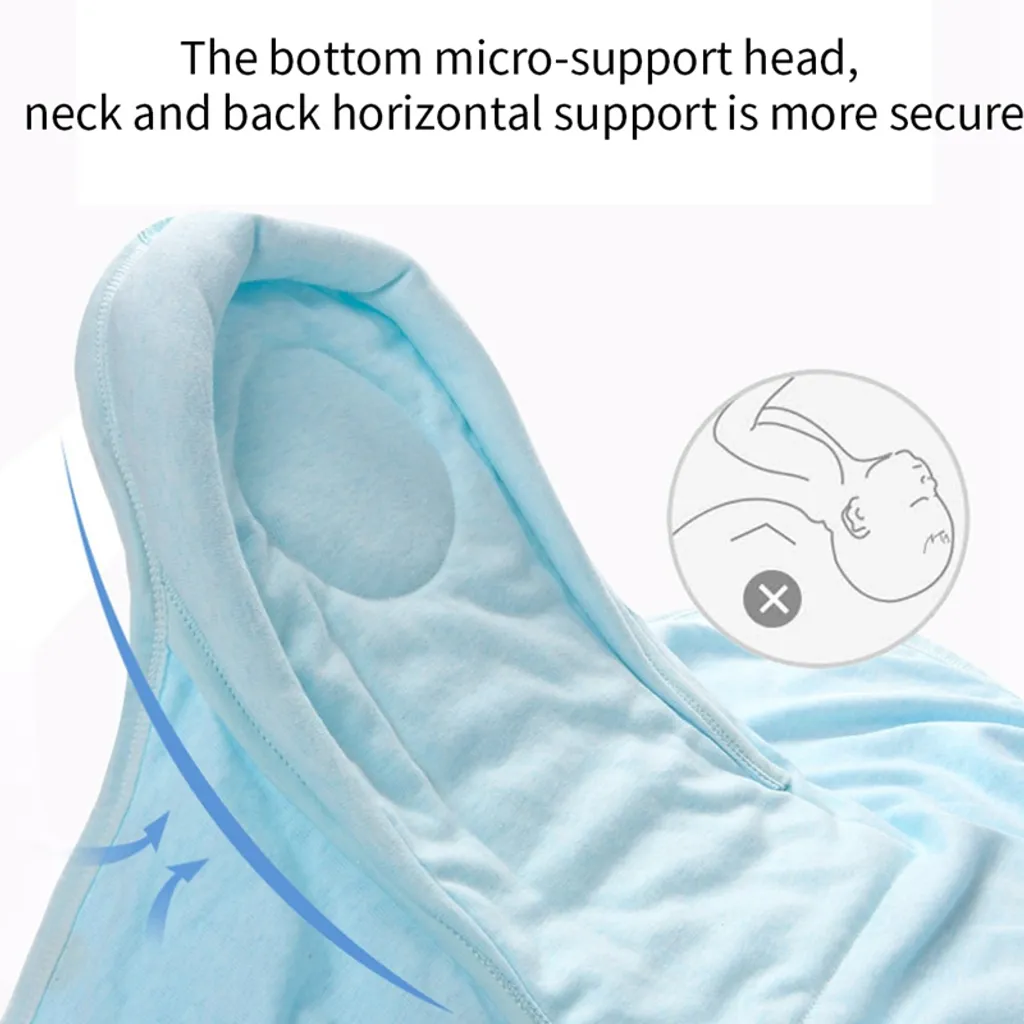 Baby Puckdecke Wickel-Decke Universal Verstellbare Schlafsack Decke Für Säuglinge Babys Neugeborene 0-3 Monate (Orange) – Bild 4