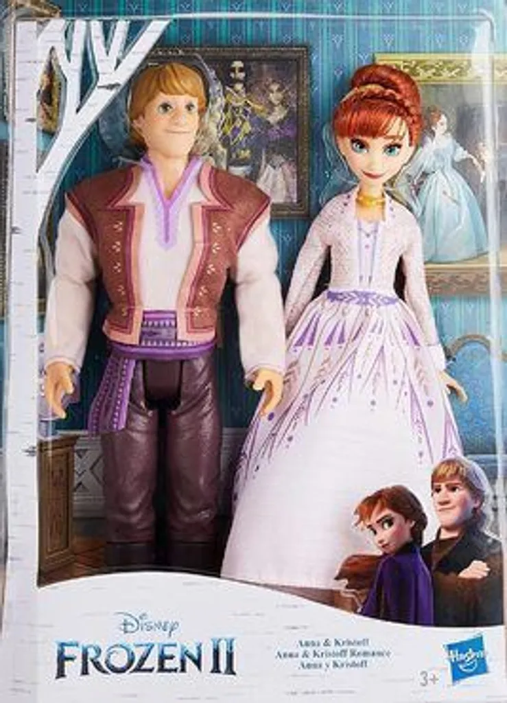 Hasbro E5502 Disney Frozen 2 Eiskönigin Anna & Kristoff Prinzessin Puppe Set Neu – Bild 4