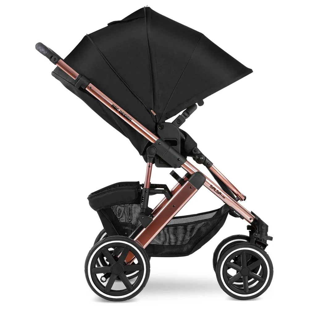 ABC Design Baby Kombi Kinderwagen Salsa 4 Air, Diamond Rose Gold Kombikinderwagen Kinderwagen Abc Design Kinderwagen Kombiwagen Kombikinderwagen Tragetasche Aufsatz Zubehör Babywanne – Bild 10