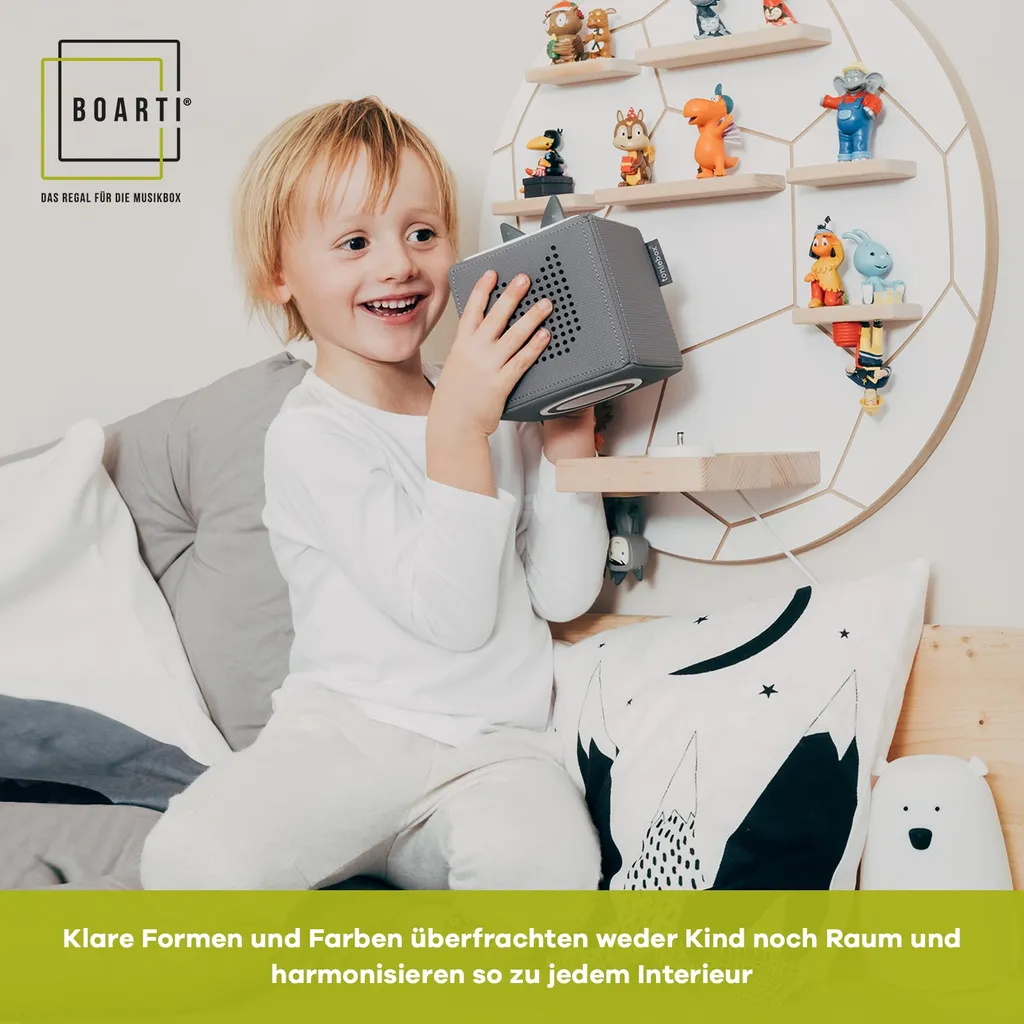 BOARTI® "Haus Small, Grau"- Das Regal Für Die Musikbox – Bild 7