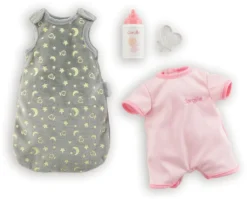 SIMBA TOYs Simba Spielwaren Corolle Mon Premier Poupon - Calin Gute-Nacht-Set, 30 Cm - Weichkörperpuppe Mit Schlafaugen + Zubehör Babypuppen Puppen Babypuppen Plahap1222