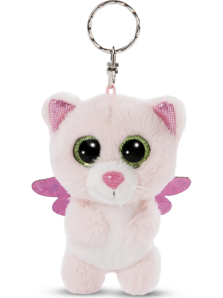 NICI Spielwaren Glubschis Schutzengel Schlenker 9cm Katze Glowy (47833) Kuscheltiere Teddies & Plüschfiguren Hz13139
