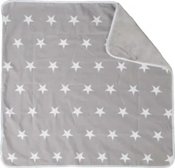 Roba Babydecke 'Little Stars', 2-seitig: 1x Super Weich, Warm & Flauschig, 1x 100% Baumwolle