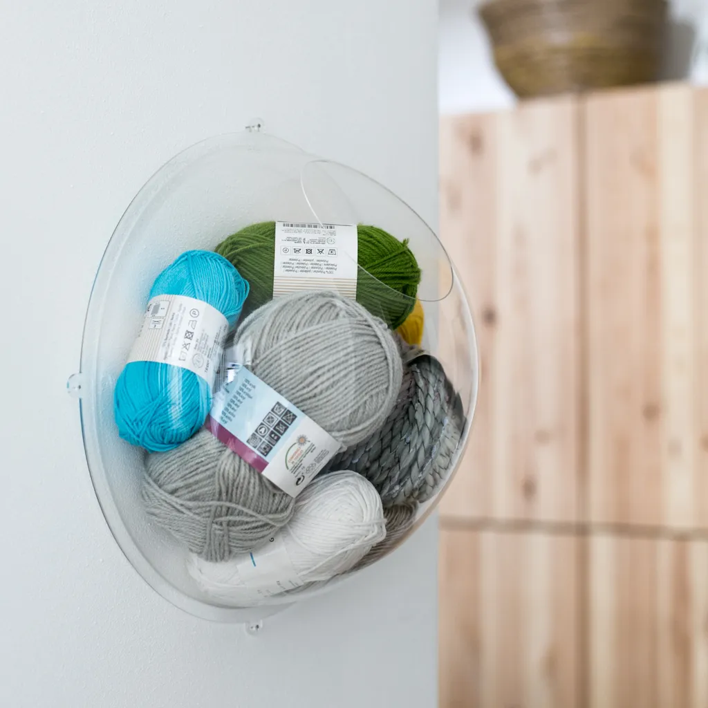 HMF 46632-22 Wandregal Acrylhalbkugel, Hängedisplay, Ø 32 Cm, Transparent – Bild 7