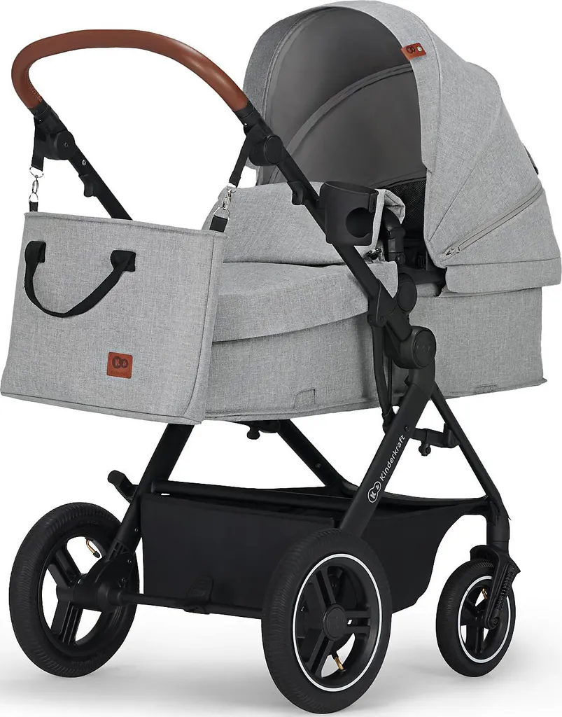 Kinderkraft Baby Kinderwagen B-TOUR 3in1, Hellgrau Kombikinderwagen Kinderwagen – Bild 7