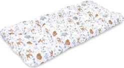 Bodenkissen Groß 60x120 Cm - Sitzkissen Kinder Boden Spielmatte Baby Bodenmatratze Kinderzimmer Hirsch Mit Bären