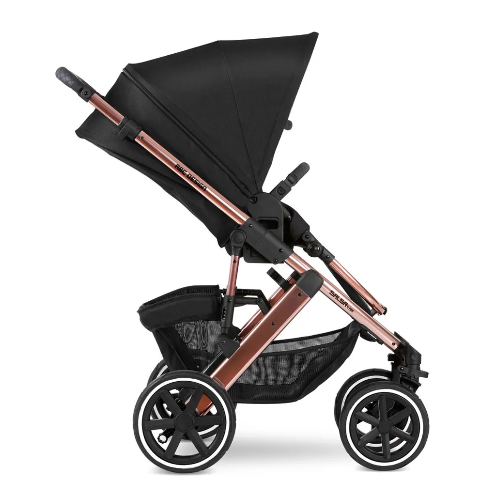 ABC Design Baby Kombi Kinderwagen Salsa 4 Air, Diamond Rose Gold Kombikinderwagen Kinderwagen Abc Design Kinderwagen Kombiwagen Kombikinderwagen Tragetasche Aufsatz Zubehör Babywanne – Bild 4