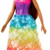 Barbie Dreamtopia Prinzessin Puppe (brünett Und Türkisfarbenes Haar), Anziehpuppe