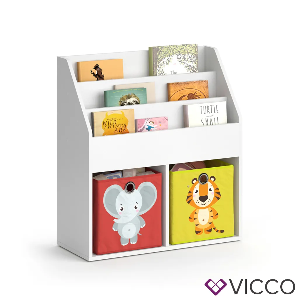 Vicco Kinderregal Luigi Weiß 72 X 79 X 30,7 Cm Holzwerkstoff – Bild 7