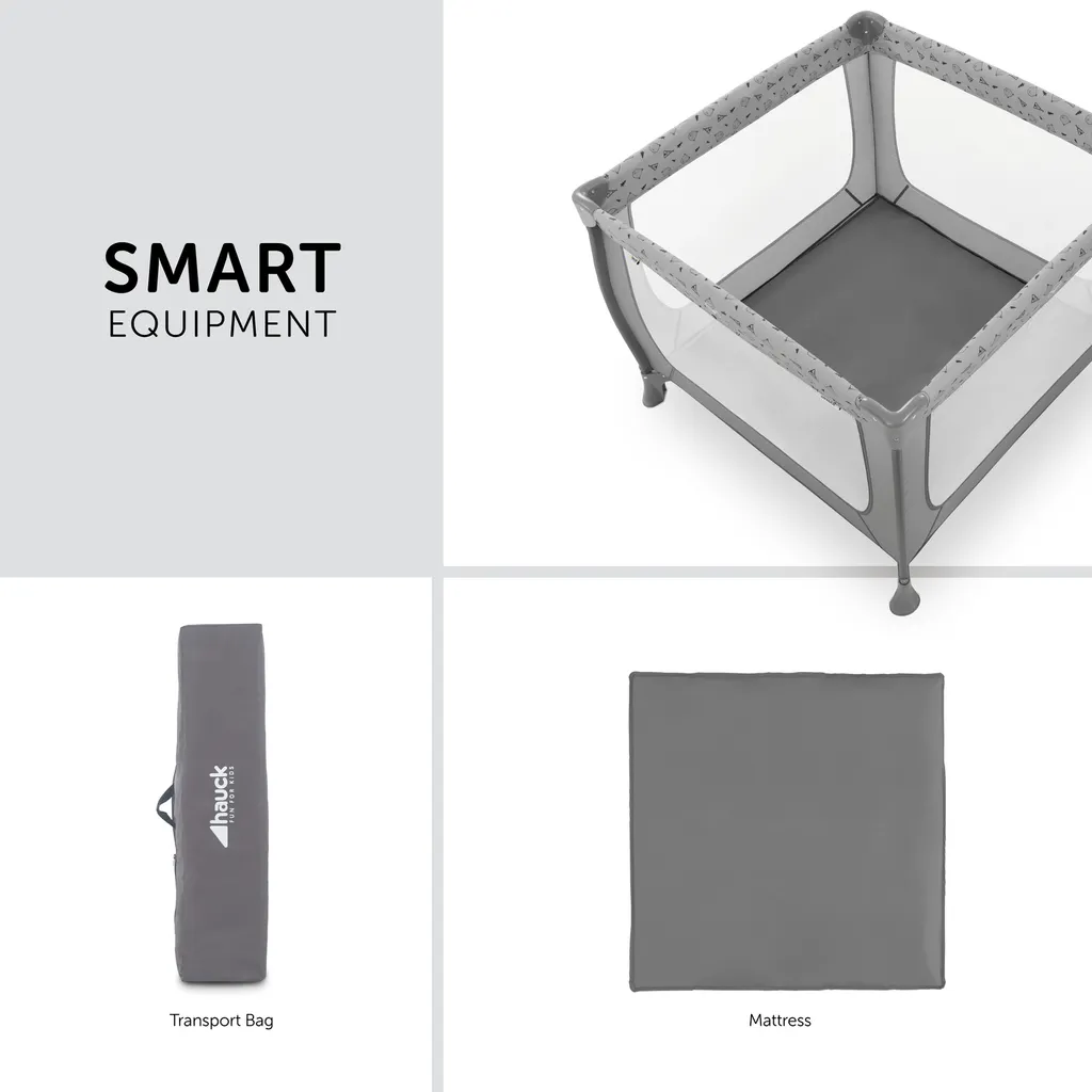 Hauck Sleep N Play SQ Nordic Grey – Bild 3