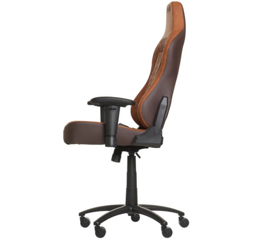 Gear4U Comfort Black/Braun, Gepolsterter Sitz, Gepolsterte Rückenlehne, Schwarz, Schwarz, Schaum, Polyurethan, Kunstleder, Schaum, Polypropyle – Bild 5