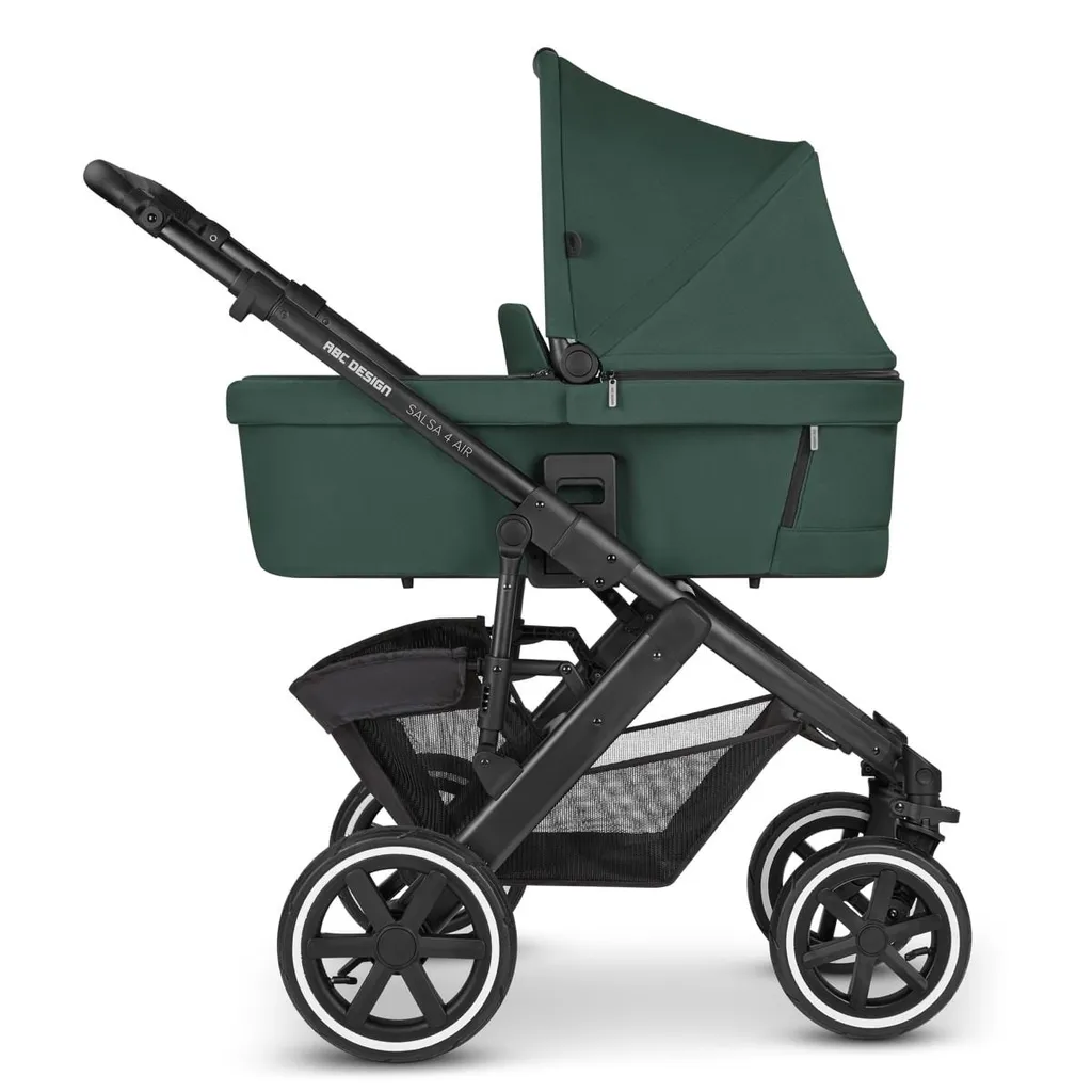 ABC Design Salsa 4 Air Kombikinderwagen Set - (G2) Kollektion 2023, Farbe Kinderwagen:Basil â Bild 17
