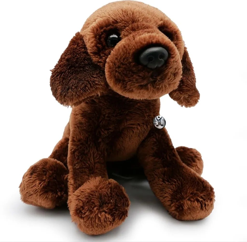 Labrador Kuscheltier Hund Retriever Braun Plüschtier Schnuffelhund LOTTA