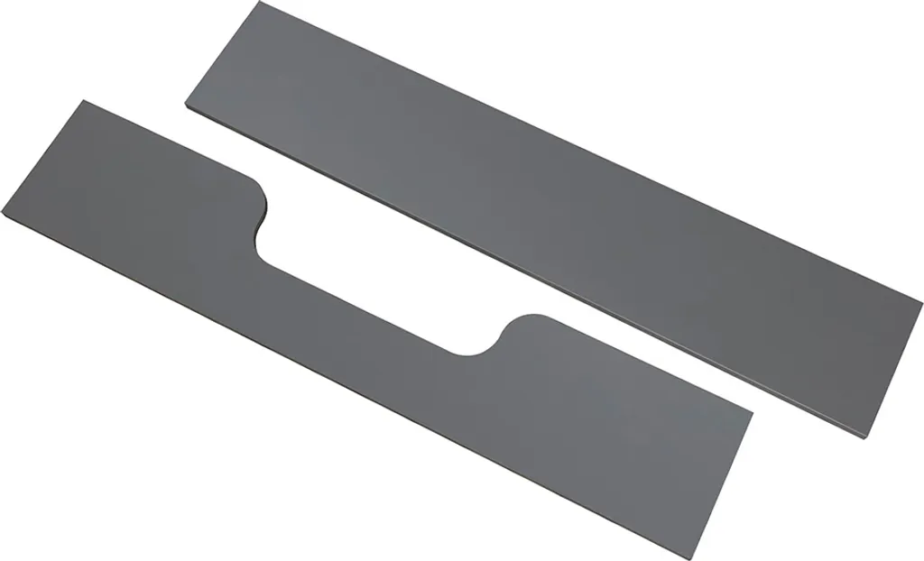 Babyzimmer Bettseiten Für Umbau Zum Kinderbett Mats Grau Melamin 140 X 27 X 2 Cm