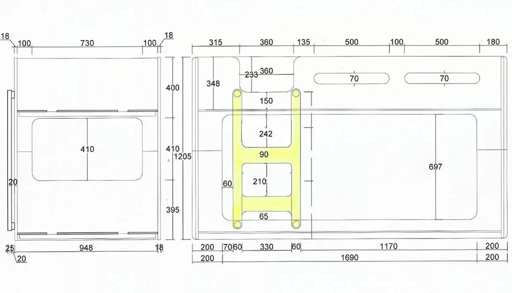 Vipack - Luca Halbhohes Bett 90 X 200 Cm Liegefläche, Weiß – Bild 7