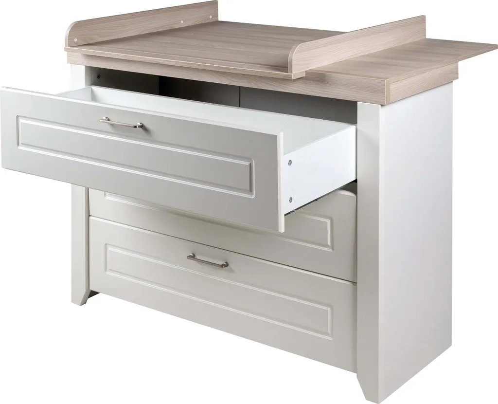 Roba Wickelkommode Mit Wickelansatz 'Felicia' Mit Soft-Close, 3 Schubladen, Wickelhöhe 90 Cm – Bild 7