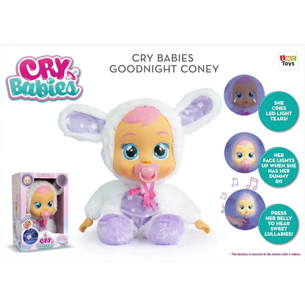 IMC Toys Spielwaren Cry Babies Schlaf Schön Coney Babypuppen Puppen Babypuppen Spielzeugknaller – Bild 16