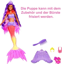 Barbie "Meerjungfrauen Power" Brooklyn Puppe (lila Haare) Mit Zubehör