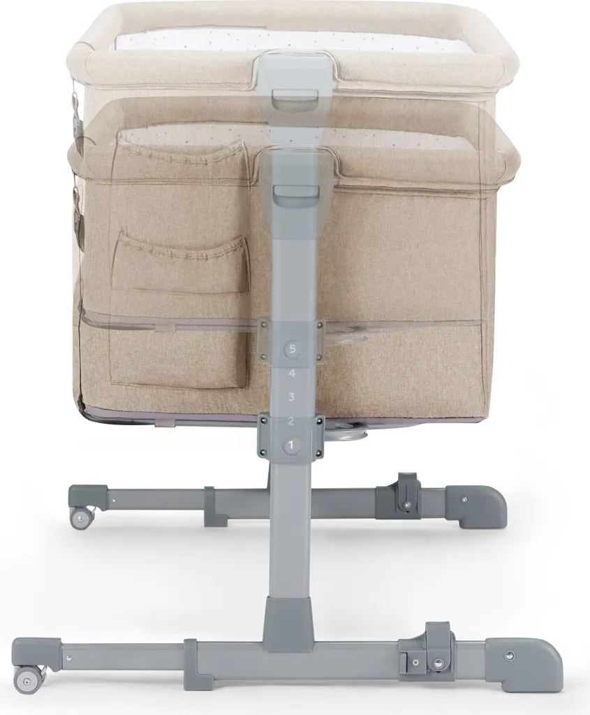 NESTE UP 3 In 1-Beistellbett Von Kinderkraft Beige – Bild 10