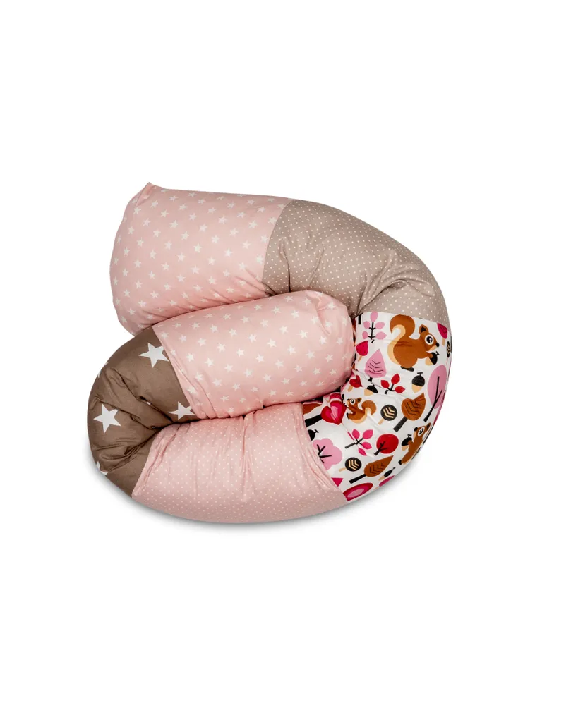 Baby Bettschlange SAND EICHHÖRNCHEN, Größe Auswählen:120 Cm