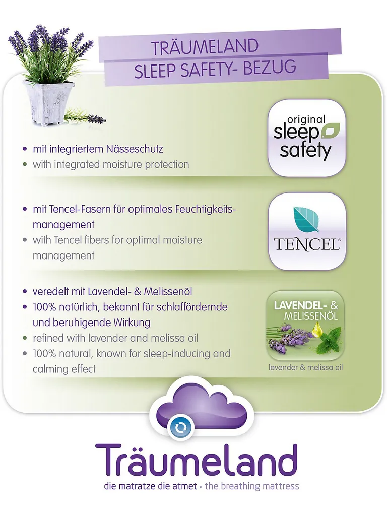 Träumeland Matratze TRAUMPLANET 70 X 140 Cm – Bild 7