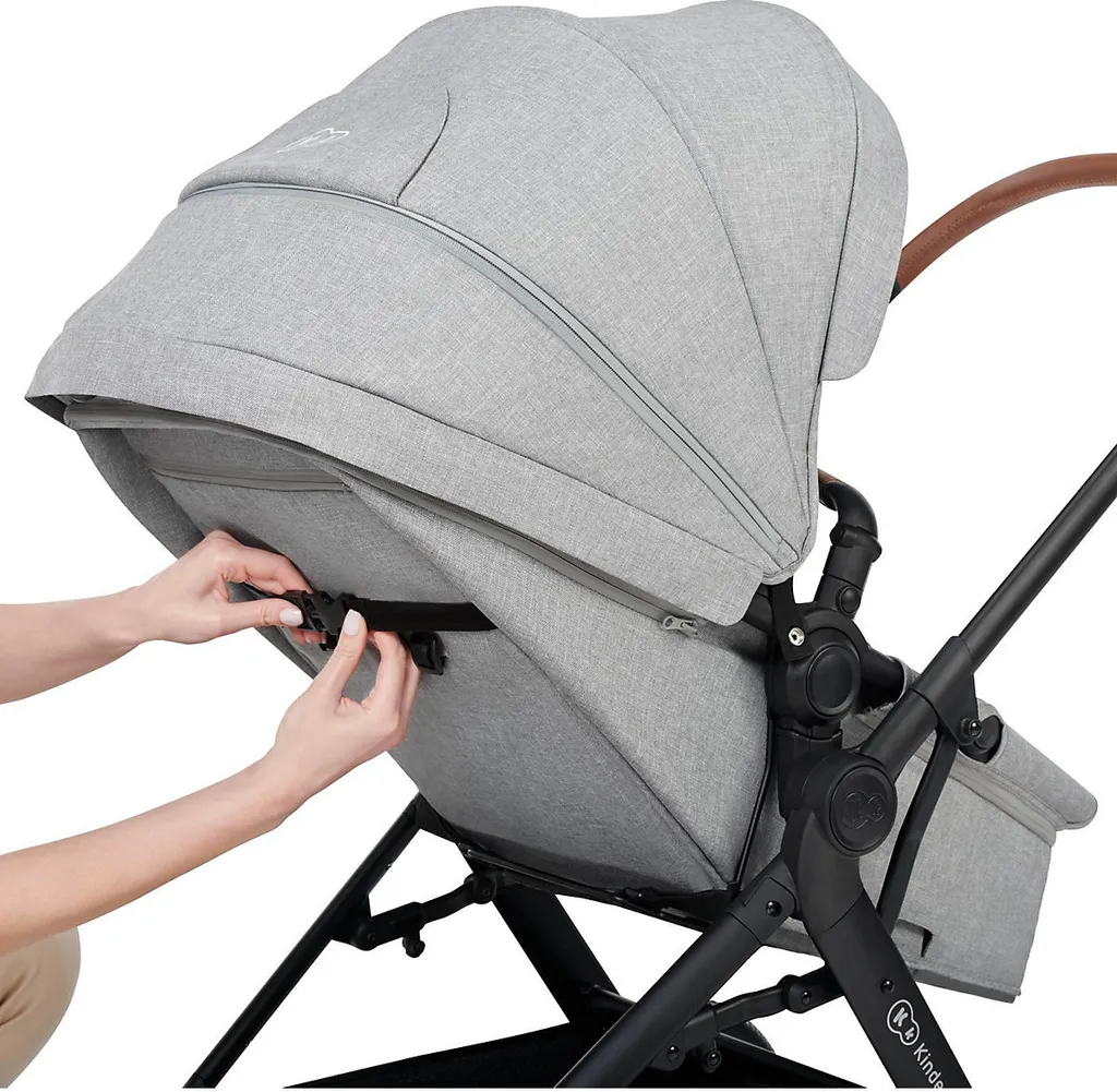 Kinderkraft Baby Kinderwagen B-TOUR 3in1, Hellgrau Kombikinderwagen Kinderwagen – Bild 19