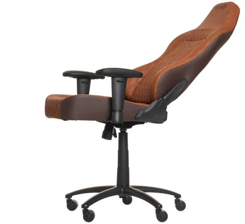 Gear4U Comfort Black/Braun, Gepolsterter Sitz, Gepolsterte Rückenlehne, Schwarz, Schwarz, Schaum, Polyurethan, Kunstleder, Schaum, Polypropyle – Bild 8