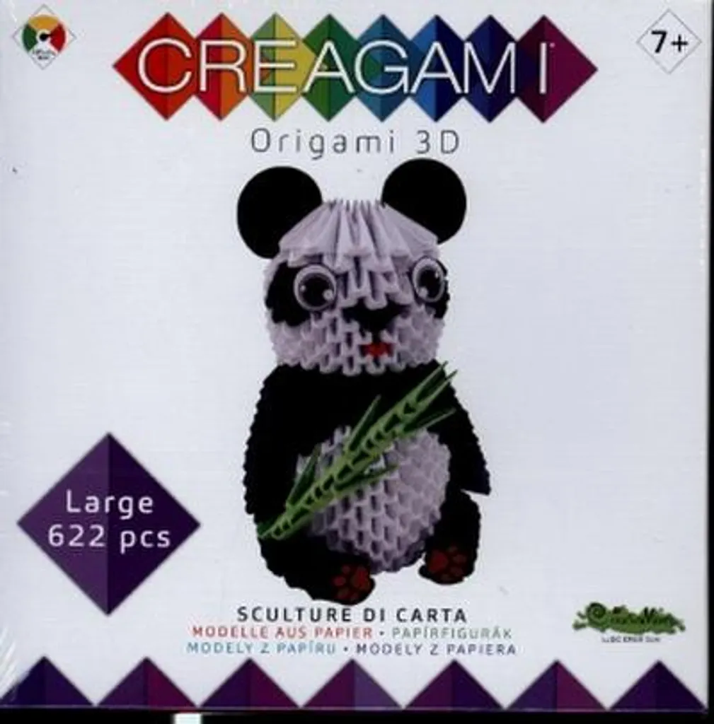 Creativa Mente 78784 Creagami Panda Large Origami 3D 622 Teile – Bild 2