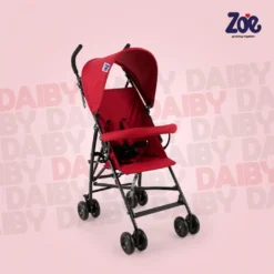 Zoe Leichter Faltbarer Kinderwagen 4 RÀder 15 Kg Kompakt DaibyFarbe: Rot, Höhe (cm): 97,5, Breite (cm): 42, Tiefe (cm): 104, Zusammensetzung: STEEL, FABRIC, EVA, Modelle: DAIBY, LÀnge (cm): 104