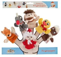 Heunec 986176 SANDMANN Fingerpuppen 6-er Set