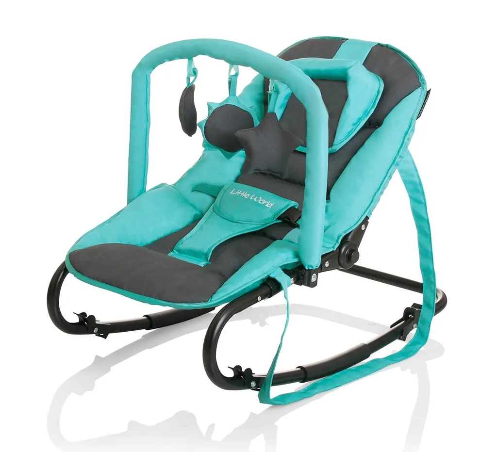 Little World Babywippe Stardust Seagreen